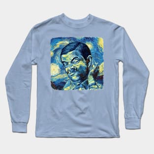 Mr Bean Van Gogh Style Long Sleeve T-Shirt